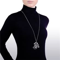 Necklace Giovanni Raspini Woman Anemone in Silver 10570 - 10570